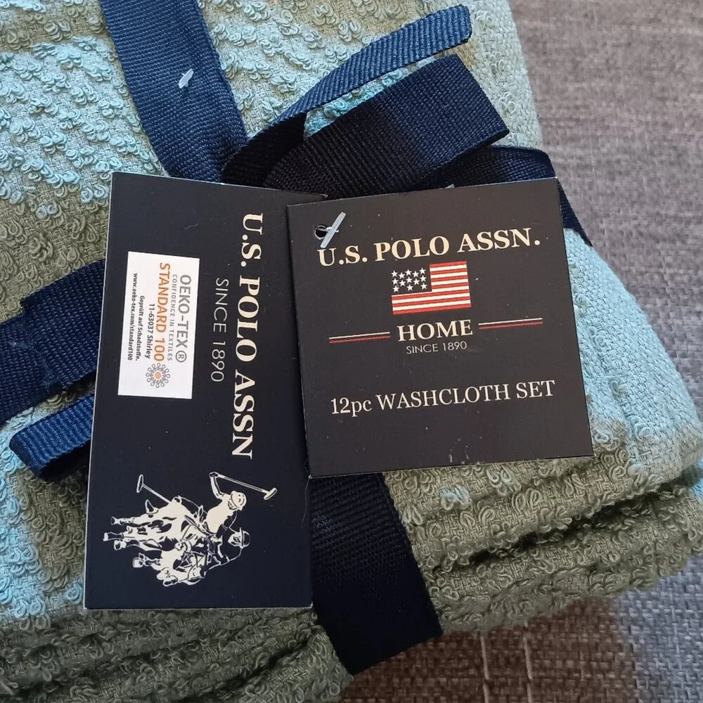 U.S. POLO ASSN. Wash Cloths (12 piece)